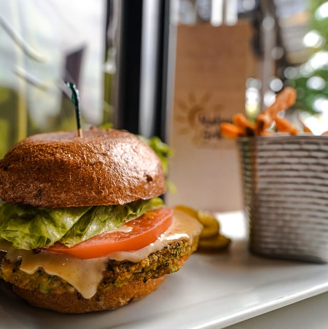 The Veggie Burger.