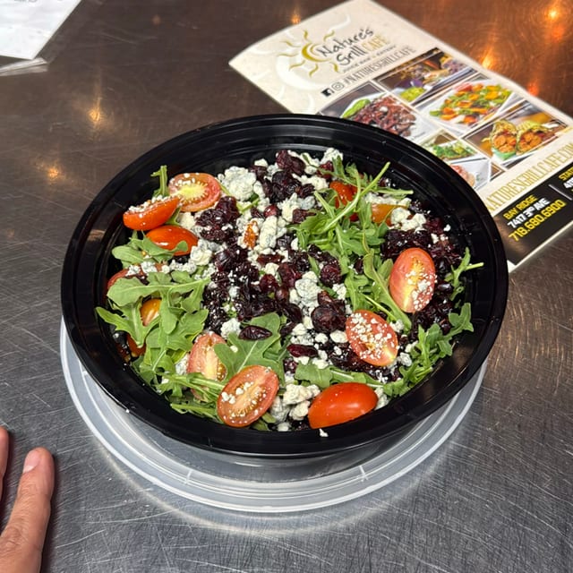 Organic Arugula Salad.