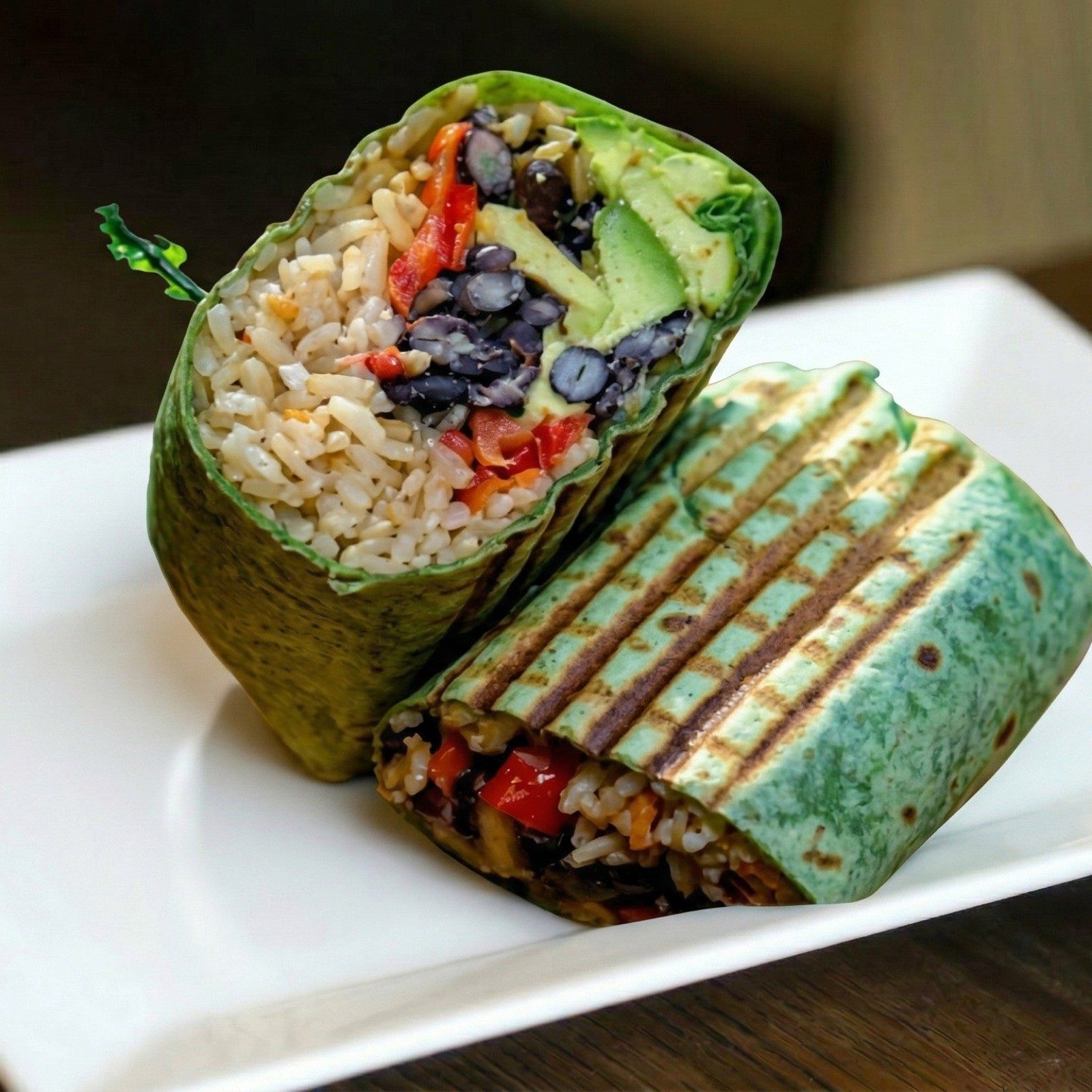 Protein Vegetarian Wrap.