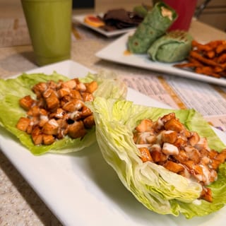 Ranch chicken Lettuce wraps