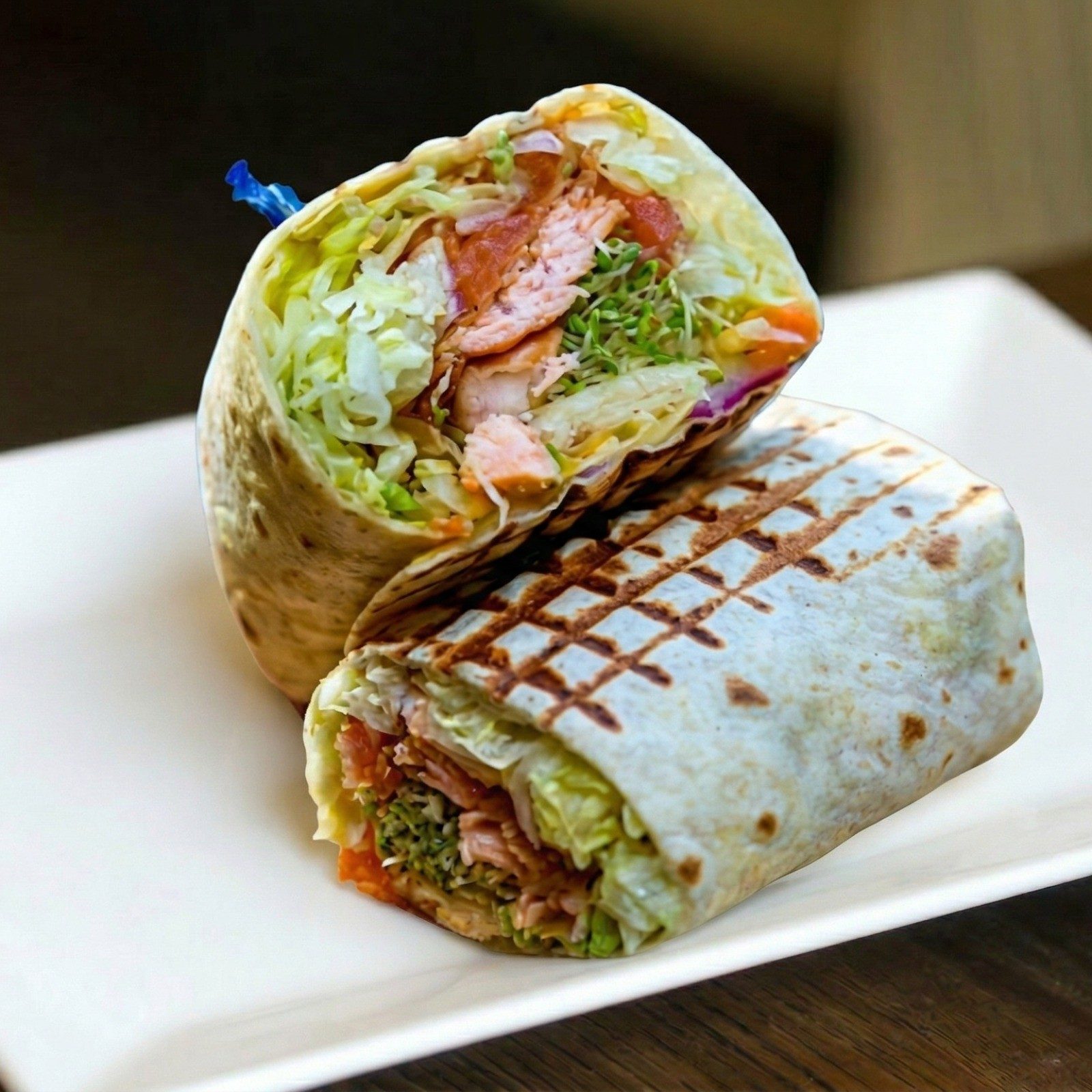 Wild Salmon Wrap.