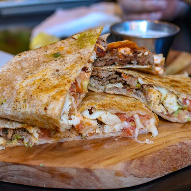Chicken Quesadillas.
