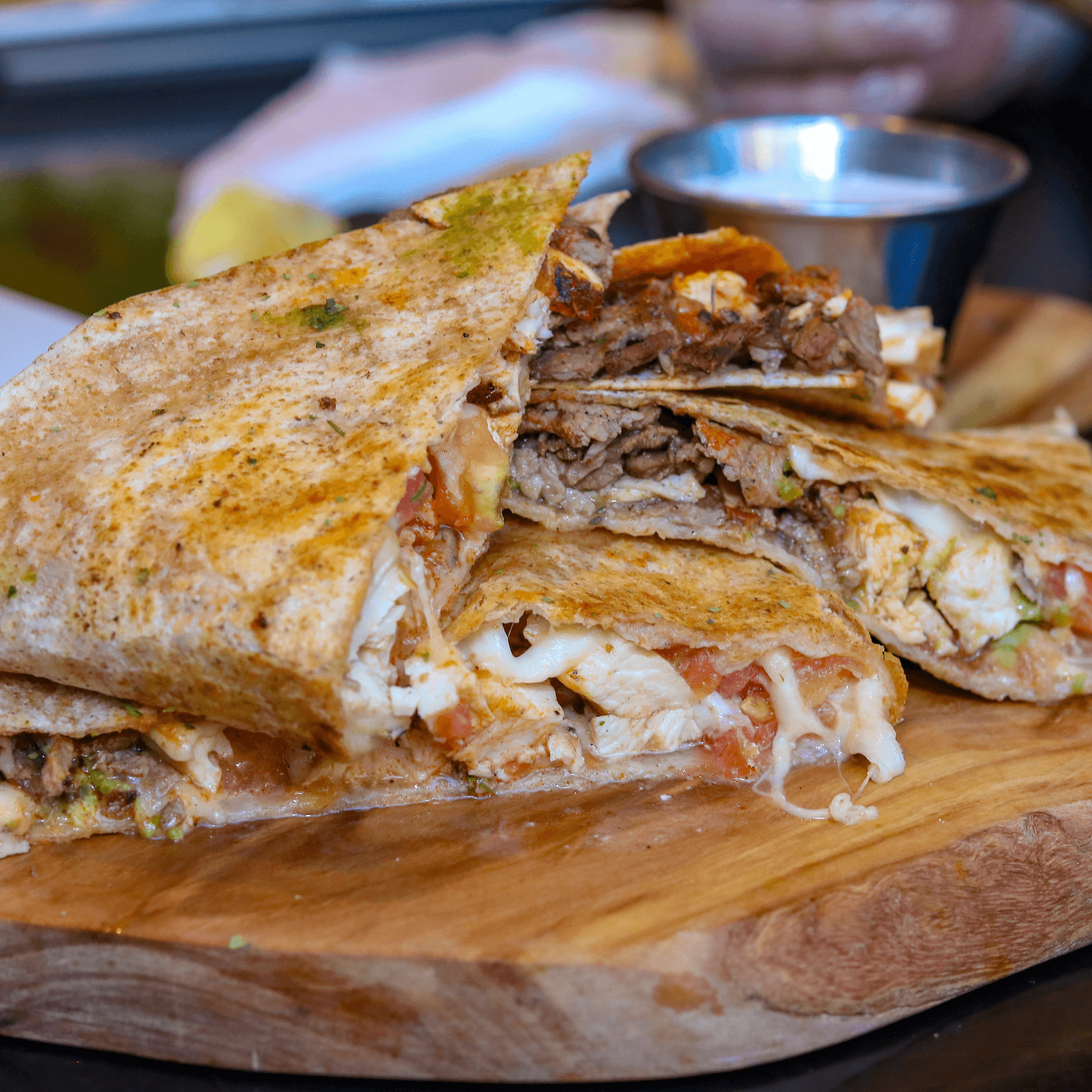 Steak Quesadillas.