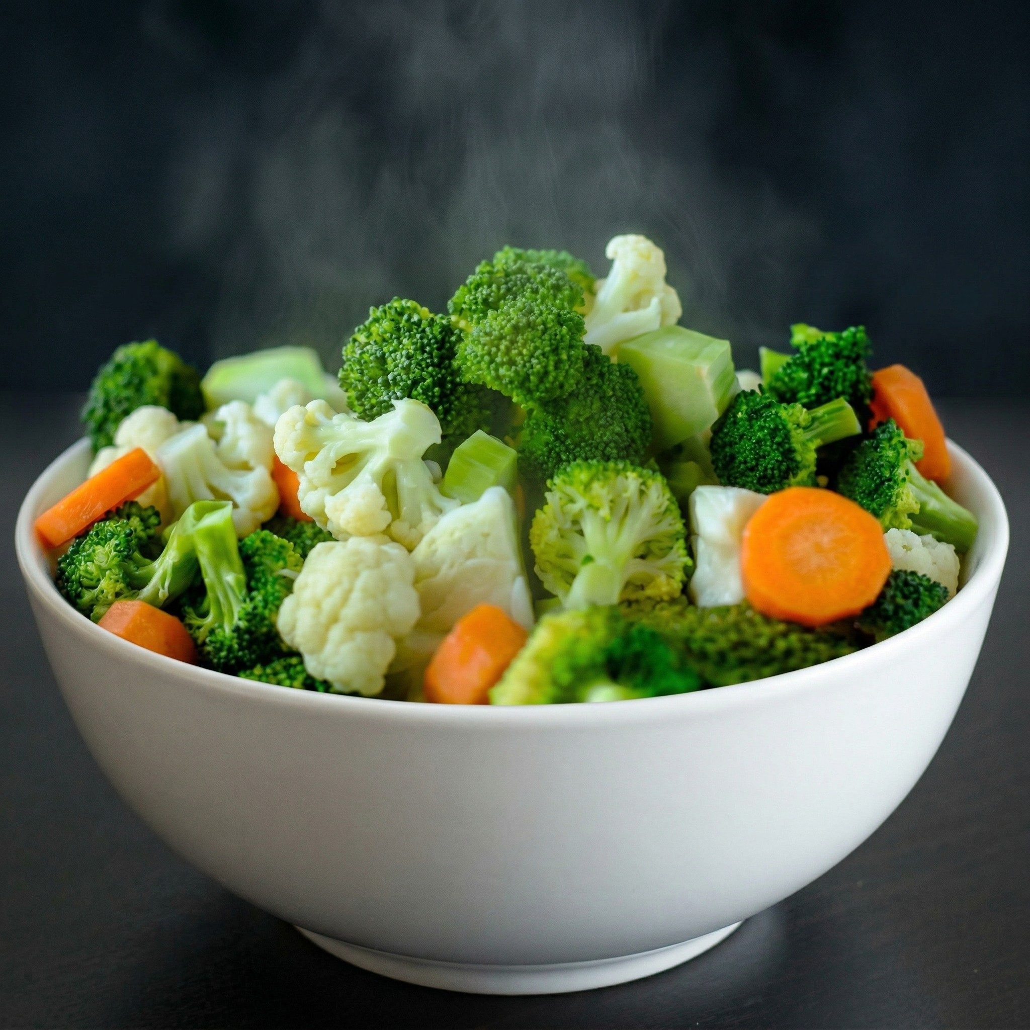 Steamed Vegetables.