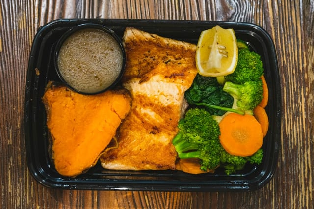 Salmon entrée
