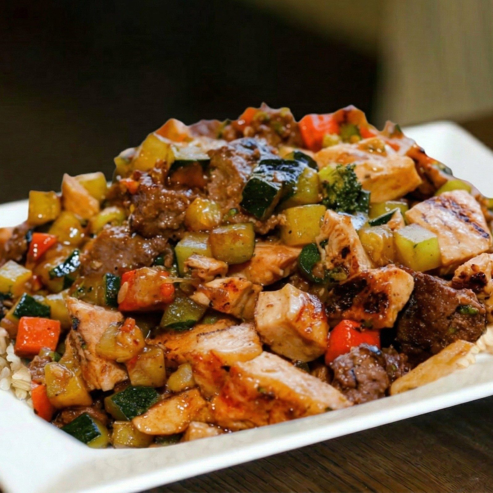 Teriyaki Rice Bowl.