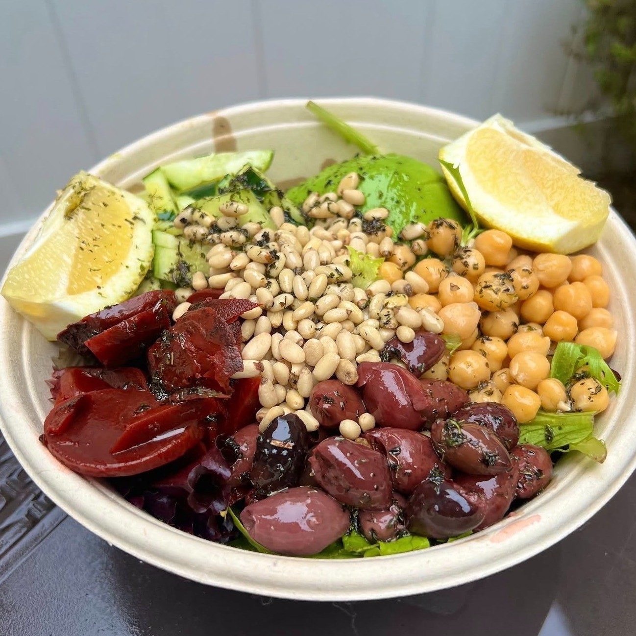 Mediterranean Grain Bowl.