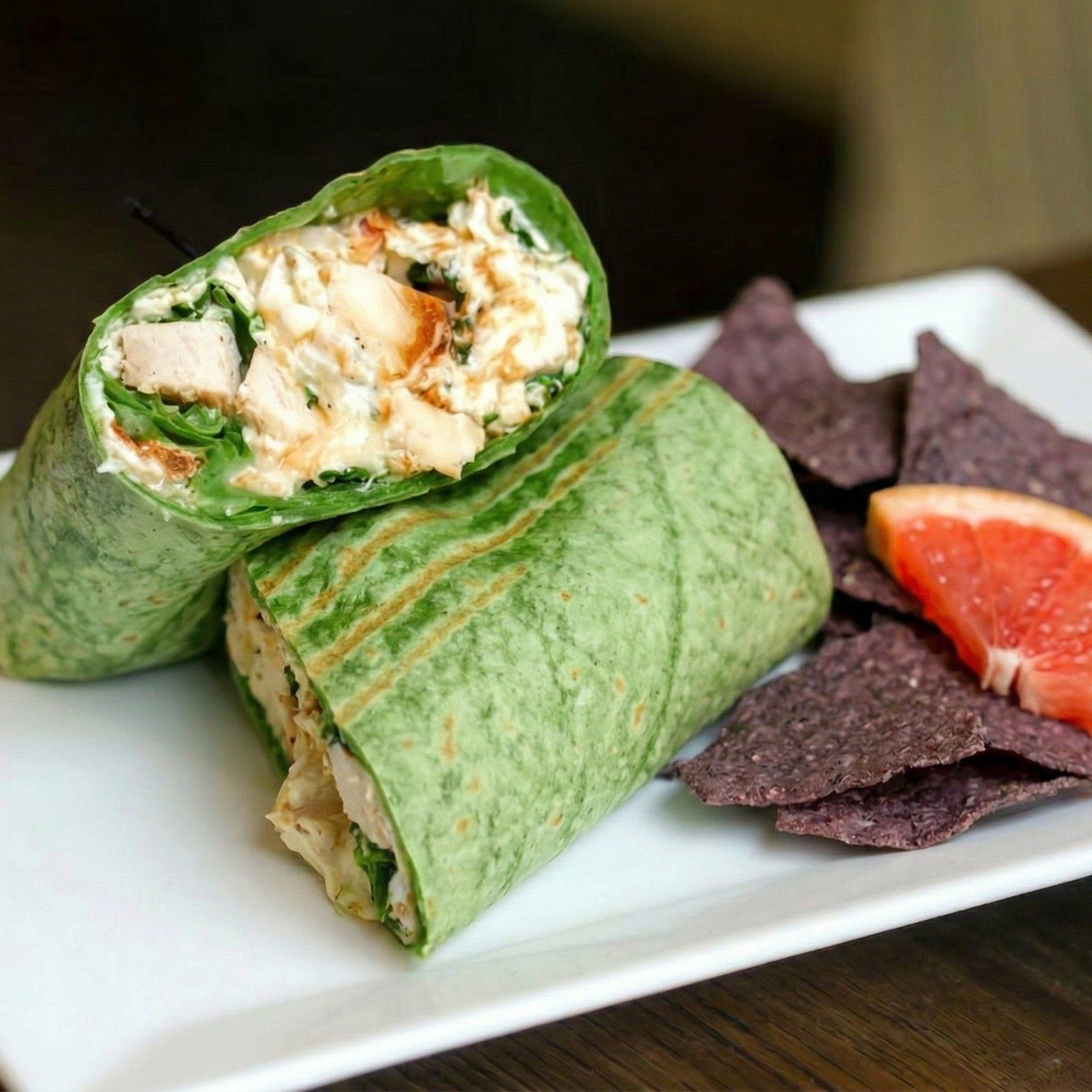 Greek Breakfast Wrap.