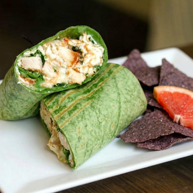 Greek Breakfast Wrap.