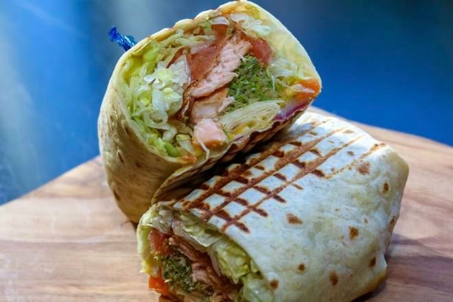 Wild Salmon Wrap.