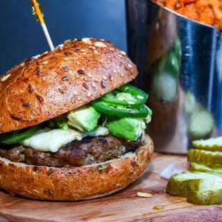 Organic Cinco De Mayo Burger
