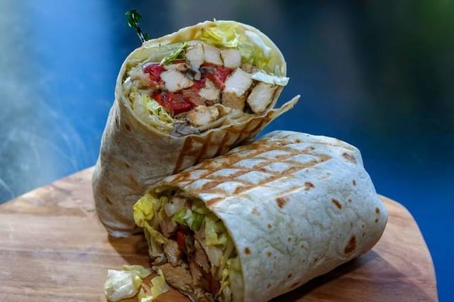 Bella Chicken Wrap.