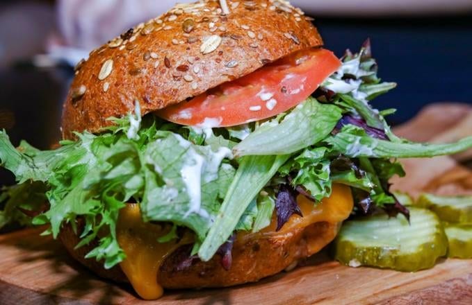 Grass-Fed Kobe Burger.
